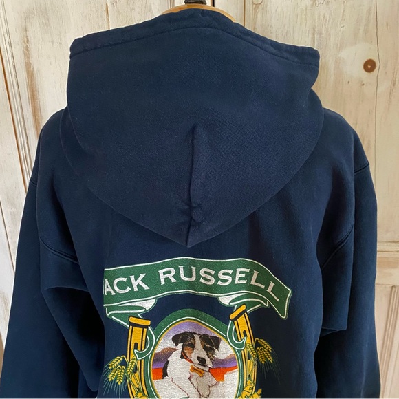 Jack Russell Brewing Co Champion Premium Reverse Weave Hoodie Sweatshirt Medium - Picture 6 of 16